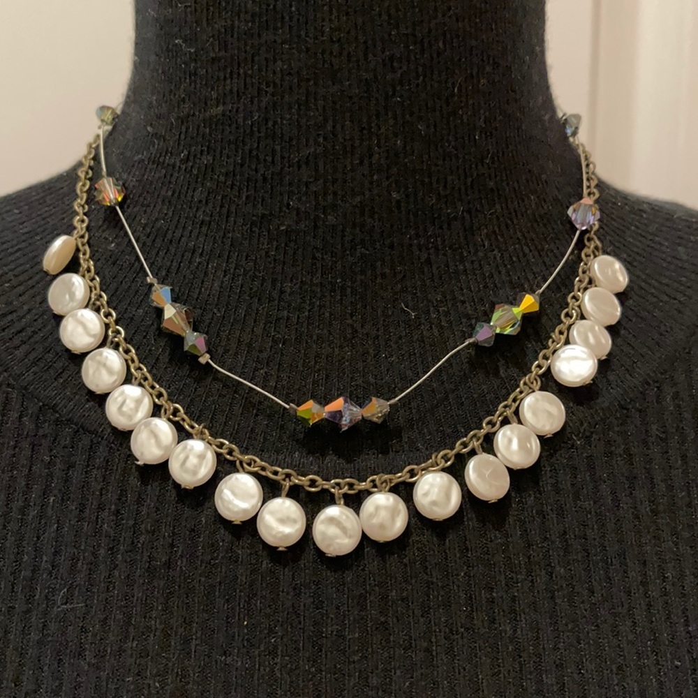 2/$14 Fashion Jewelry Faux Pearls Stones Necklaces